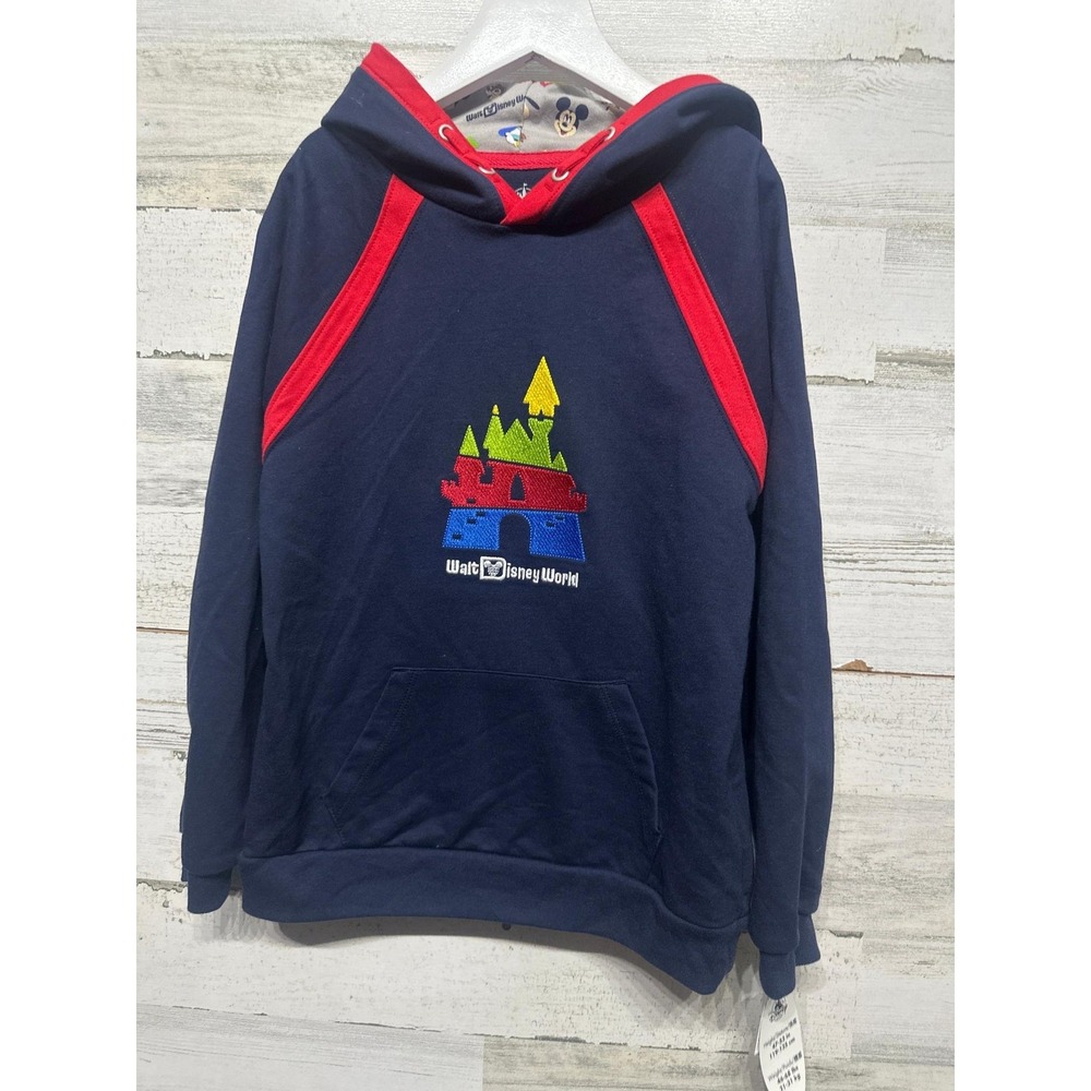 Disney Parks Hoodie Kids Size 7/8 Navy Pluto Houndsight Is 20/20 NWT